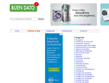 Tablet Screenshot of buen-dato.cl
